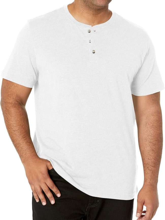 Men's Short  Henley Tee